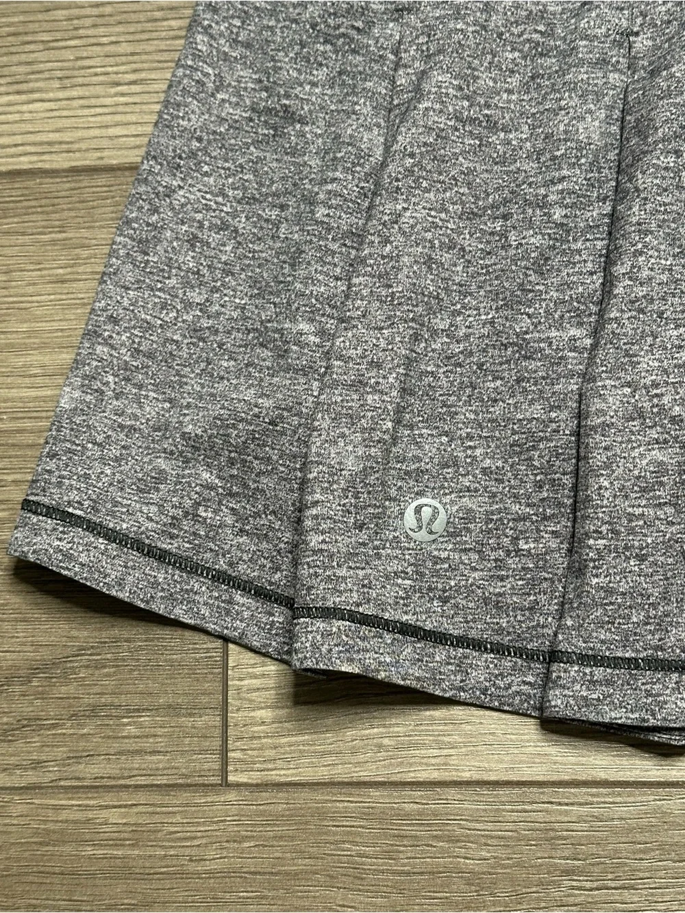 Lululemon Pace Rival Running Skirt Skort Heather Lux Multi Black‎ Size 6